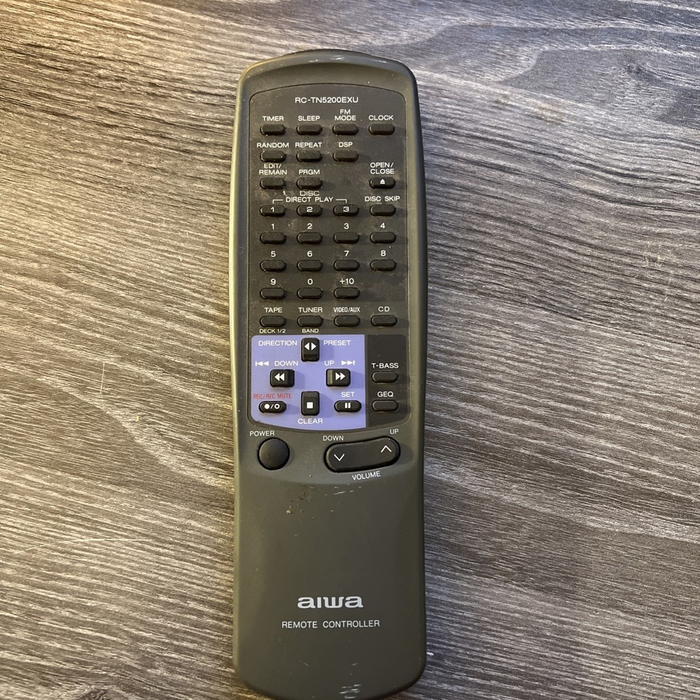 AIWA RC-TN5200EXU Remote Controlled‎ *TESTED*